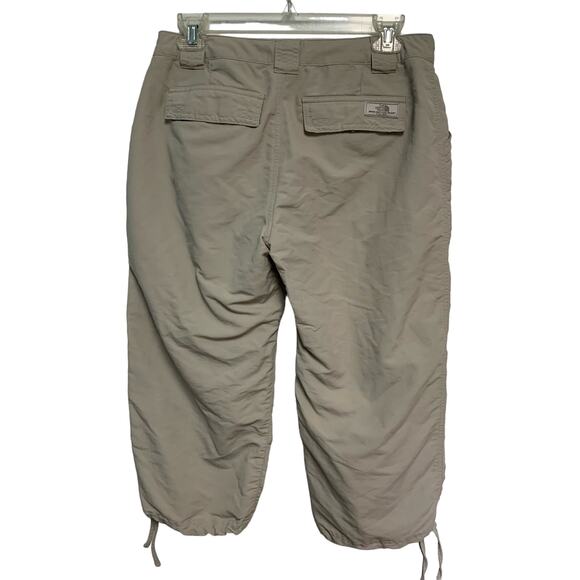 The North Face Women's Khaki Nylon Outdoor Capris Size 8 - Picture 3 of 5